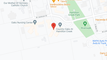 Country Oaks at Hamilton Creek in google map