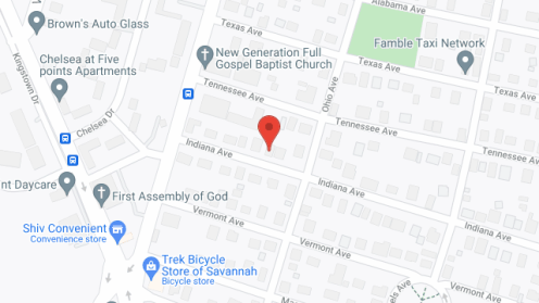 Map of the neighborhood around Elders Retreat