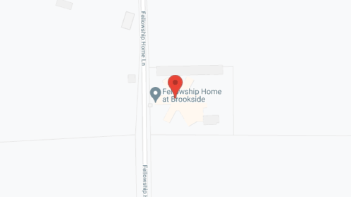 Map of the neighborhood around Fellowship Home at Brookside