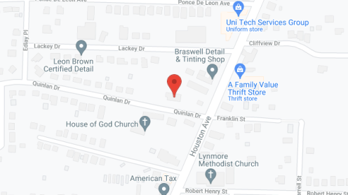 Map of the neighborhood around QUINLAN GROUP HOME