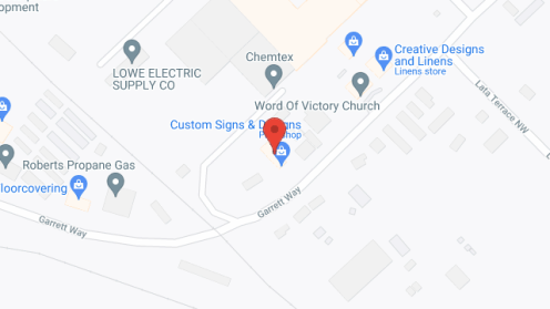 Map of the neighborhood around Angel's Touch PCH