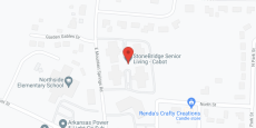 Southridge Village of Cabot in google map