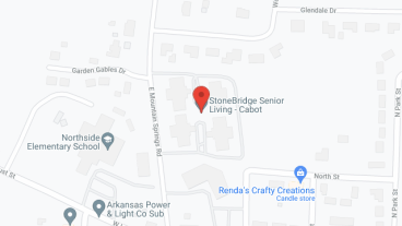 Southridge Village of Cabot in google map