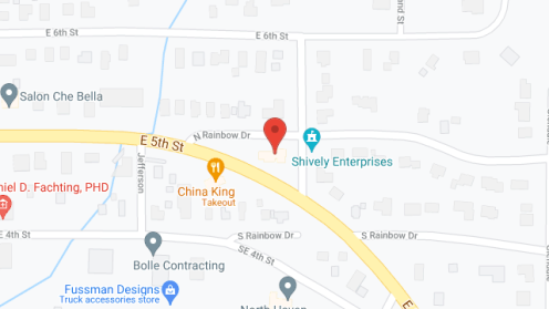 Map of the neighborhood around Rainbow Point AFC LLC