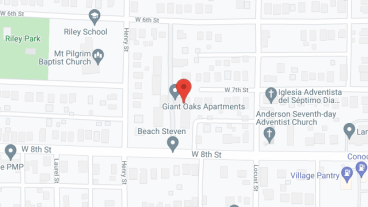 Giant Oaks in google map