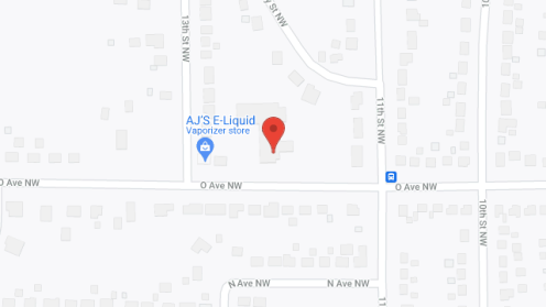 Map of the neighborhood around Cedar Crest Apartments