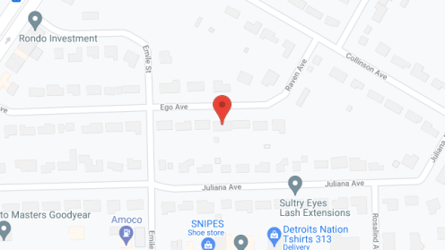 Map of the neighborhood around Angels Helping Hands
