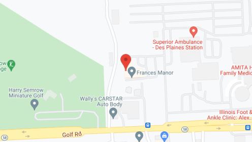 Map of the neighborhood around Frances Manor