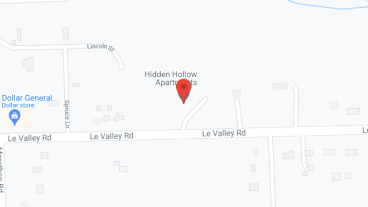 Hidden Hollow in google map