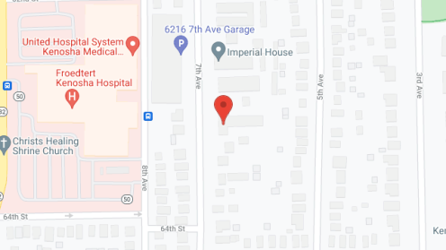 Map of the neighborhood around South Winds