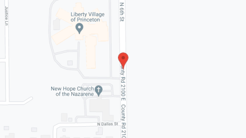 Map of the neighborhood around Hawthorne Inn of Princeton
