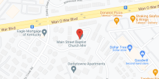 Main Street Baptist Church Manor in google map