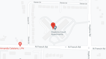 Hopkins Court Apartments in google map