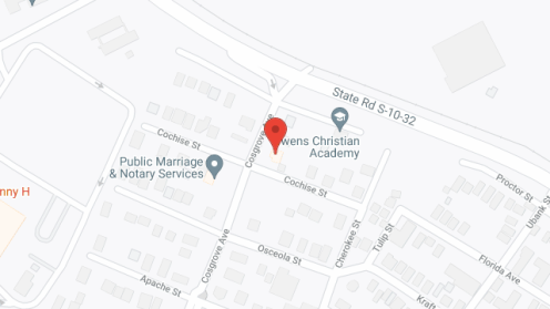 Map of the neighborhood around Fair Havens Manor
