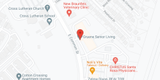 Gruene Senior Living in google map