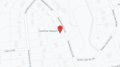 Map of the neighborhood around Superior Care III