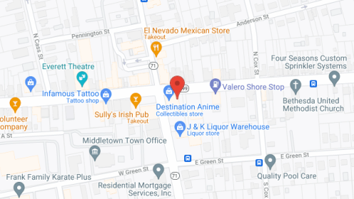 Map of the neighborhood around Connie Allen