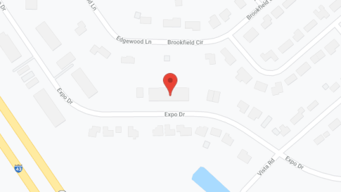 Map of the neighborhood around Custer Village