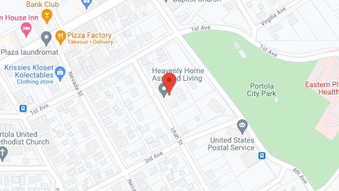 Map of the neighborhood around Heavenly Home Care