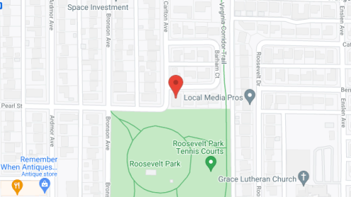 Map of the neighborhood around Immaculate Conception