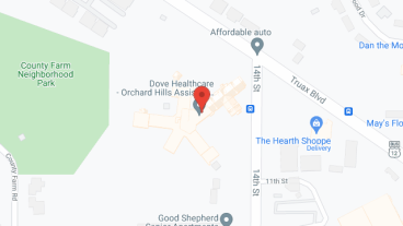 Orchard Hills Assisted Living in google map