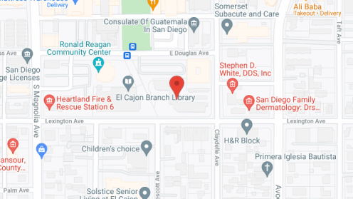 Map of the neighborhood around Lexington Senior Apt