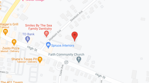 Map of the neighborhood around Dearborn House