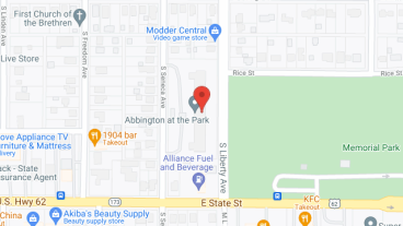 Abbington at the Park in google map