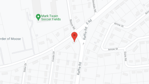 Map of the neighborhood around Mark Twain Congregate Living