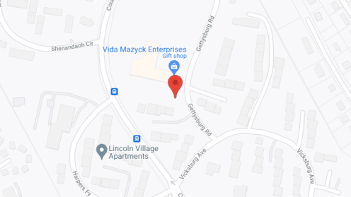 Map of the neighborhood around Lincoln Village