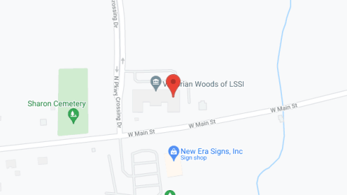 Map of the neighborhood around Victorian Woods