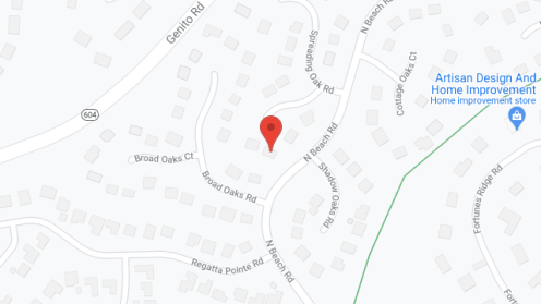 Map of the neighborhood around St. Christopher's Home LLC