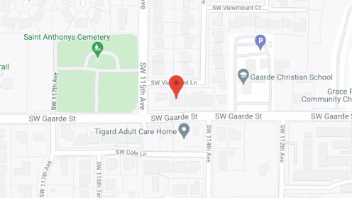 Map of the neighborhood around Comfort Living II