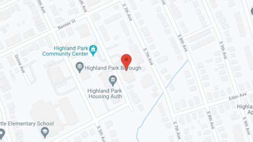 Map of the neighborhood around AHEPA