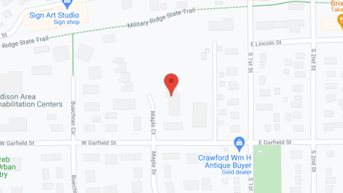 Map of the neighborhood around Maple Terrace