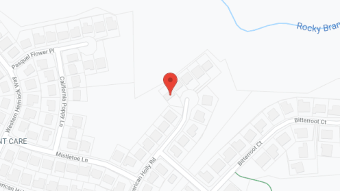 Map of the neighborhood around Fairfax Woods
