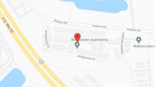 Map of the neighborhood around Bridgewater