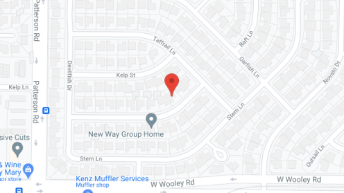 Map of the neighborhood around Bradley House II