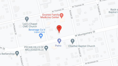 Map of the neighborhood around Baldwin Park Senior Village