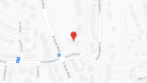 Map of the neighborhood around Regency Heights