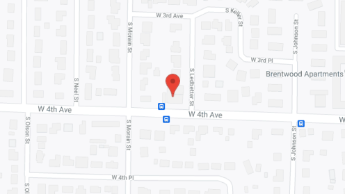 Map of the neighborhood around Ruan's Garden