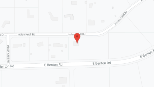 Map of the neighborhood around The Monarch at Indian Knoll
