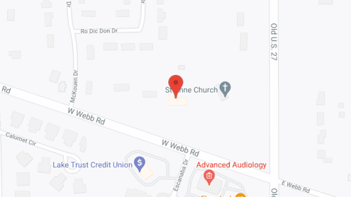 Map of the neighborhood around Rosewood AFC of DeWitt