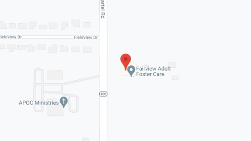 Map of the neighborhood around Fairview AFC