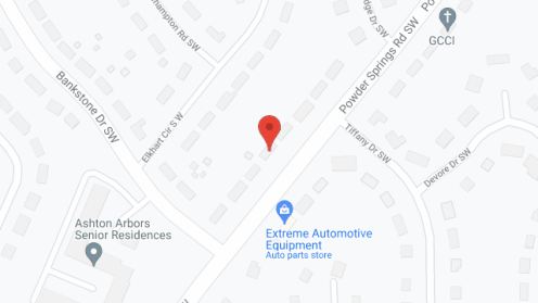 Map of the neighborhood around Joshua Tree Personal Care Home