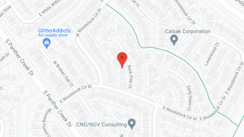 Map of the neighborhood around The Magnolia House