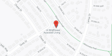 A Wildflower Assisted Living in google map