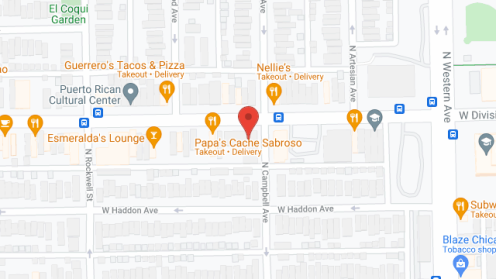 Map of the neighborhood around Teresa Roldan Apartments