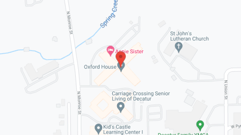 Map of the neighborhood around Oxford House