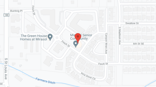 Map of the neighborhood around Mirasol Senior Living
